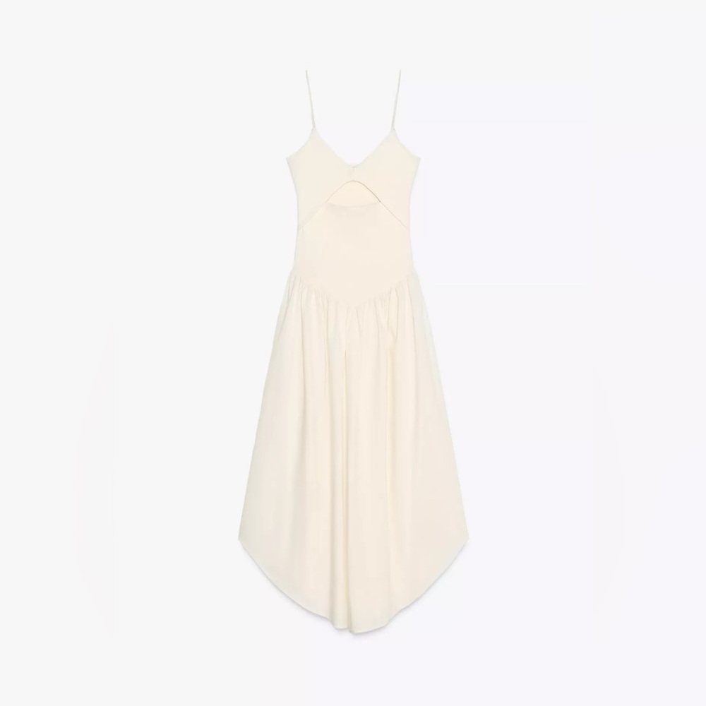 Zara Cream Midi Dress